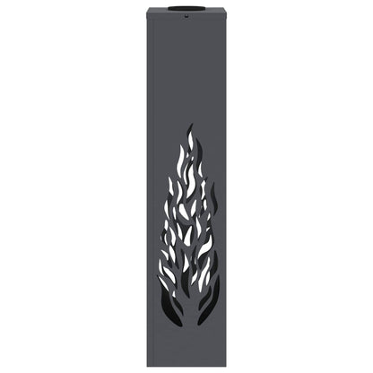 Solar LED Pathway Light 2 pcs Anthracite Cold Rolled Steel