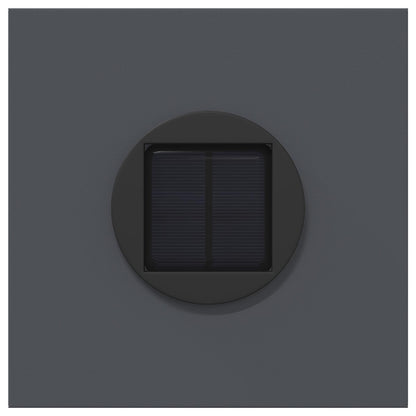 Solar LED Pathway Light 2 pcs Anthracite Cold Rolled Steel