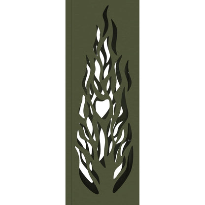 Solar LED Pathway Light 2 pcs Olive Green Cold Rolled Steel