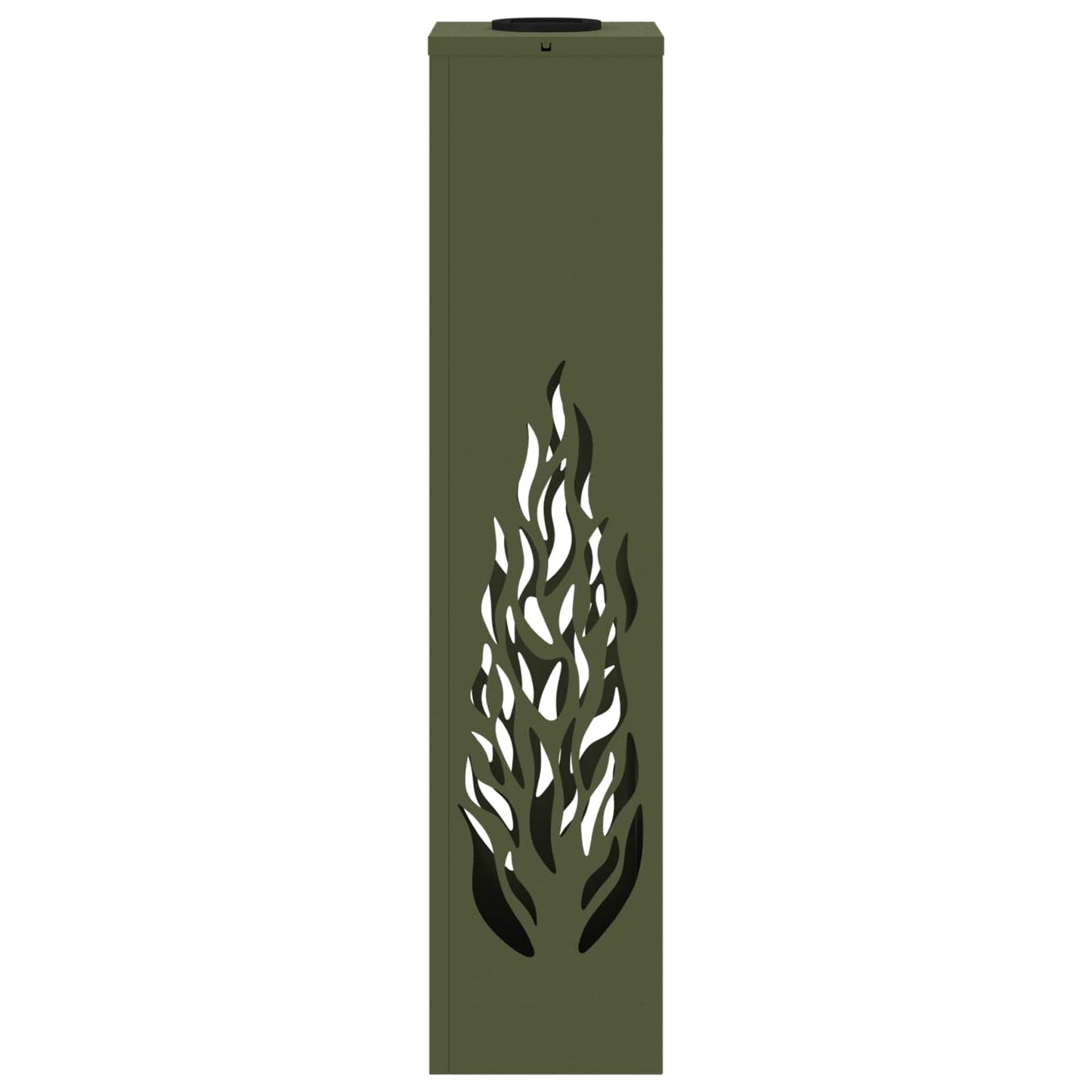 Solar LED Pathway Light 2 pcs Olive Green Cold Rolled Steel