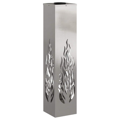 Solar LED Pathway Light 2 pcs Silver Stainless Steel