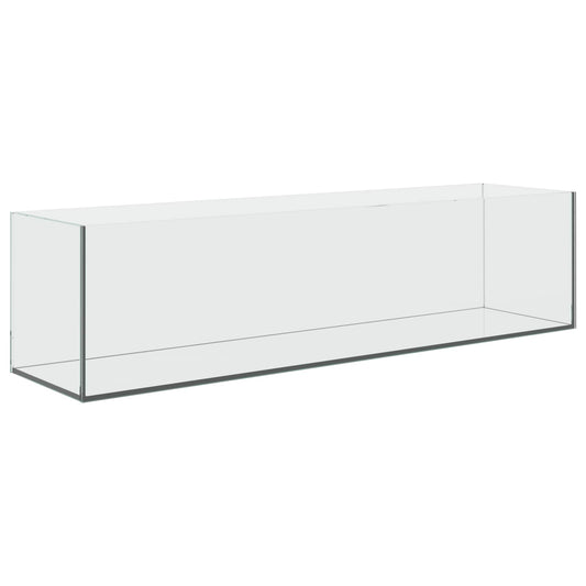 Aquarium with Storage Transparent 80 x 20 x 20 cm Glass