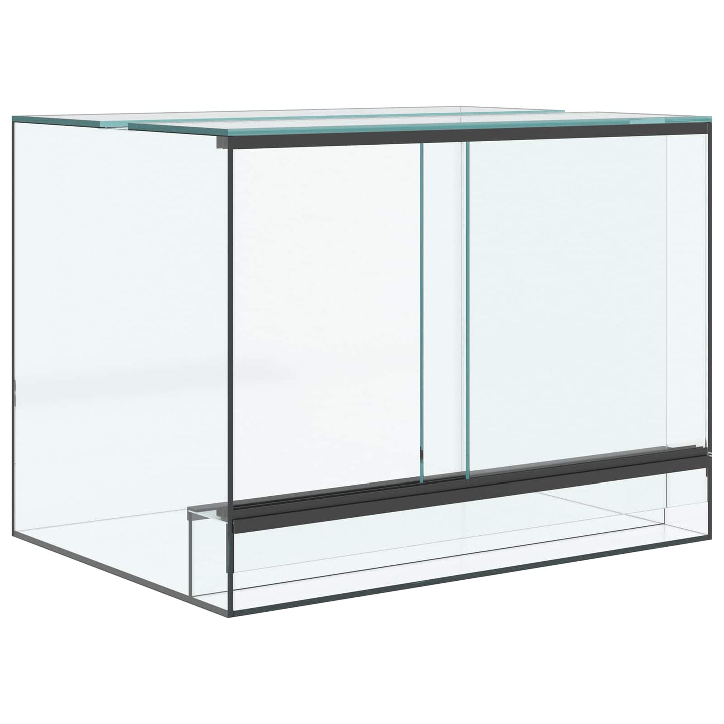 Terrarium with Storage Transparent 40 x 30 x 30 cm Glass
