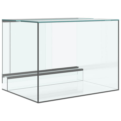 Terrarium with Storage Transparent 40 x 30 x 30 cm Glass