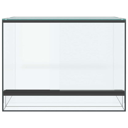 Terrarium with Storage Transparent 40 x 30 x 30 cm Glass