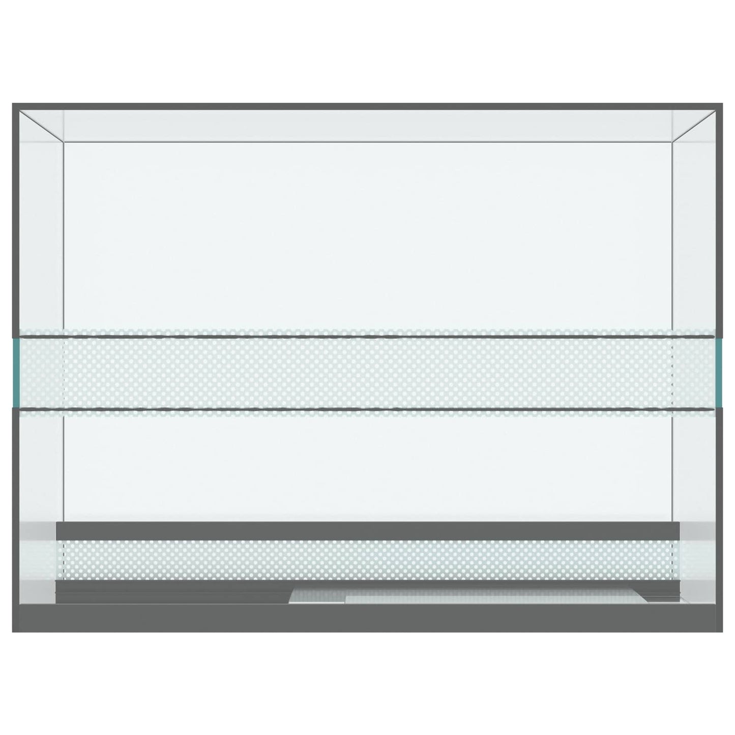 Terrarium with Storage Transparent 40 x 30 x 30 cm Glass