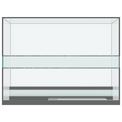 Terrarium with Storage Transparent 40 x 30 x 30 cm Glass