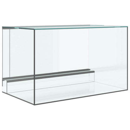 Terrarium with Storage Transparent 50 x 30 x 30 cm Glass