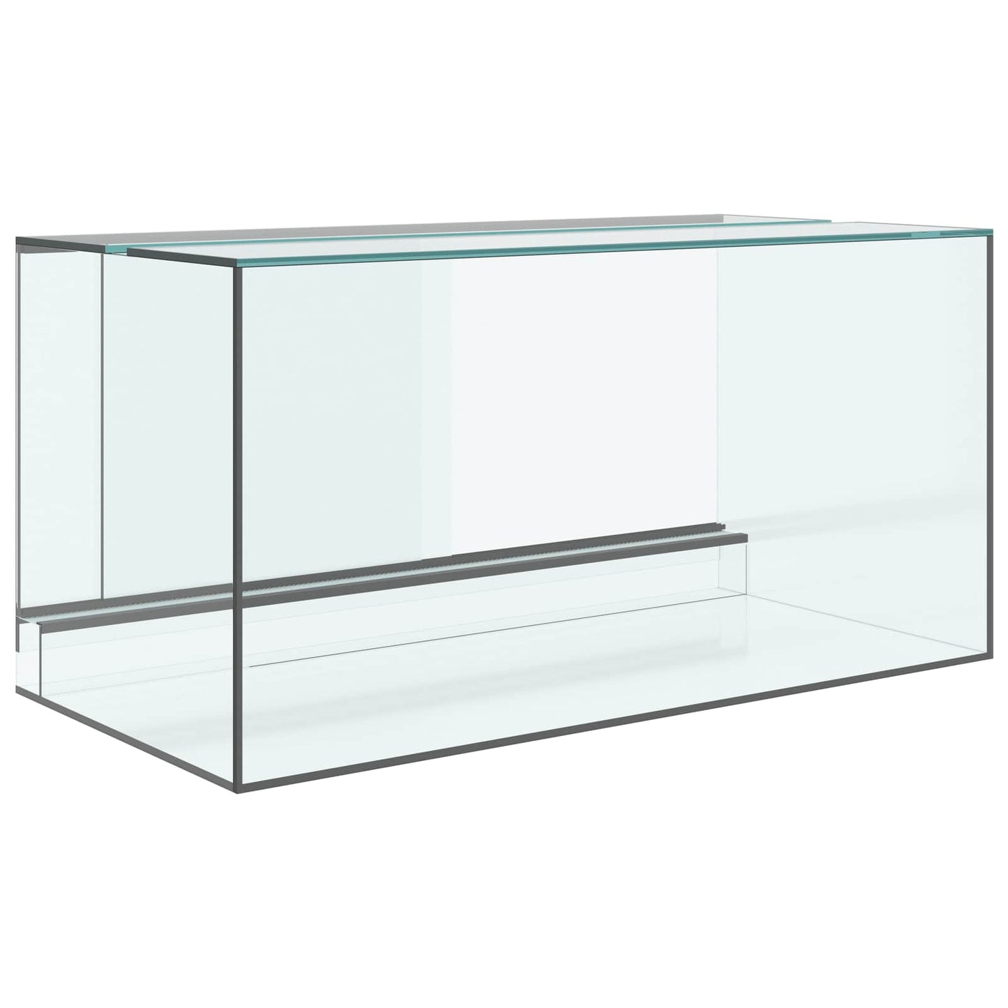 Terrarium with Storage Transparent 80 x 40 x 40 cm Glass
