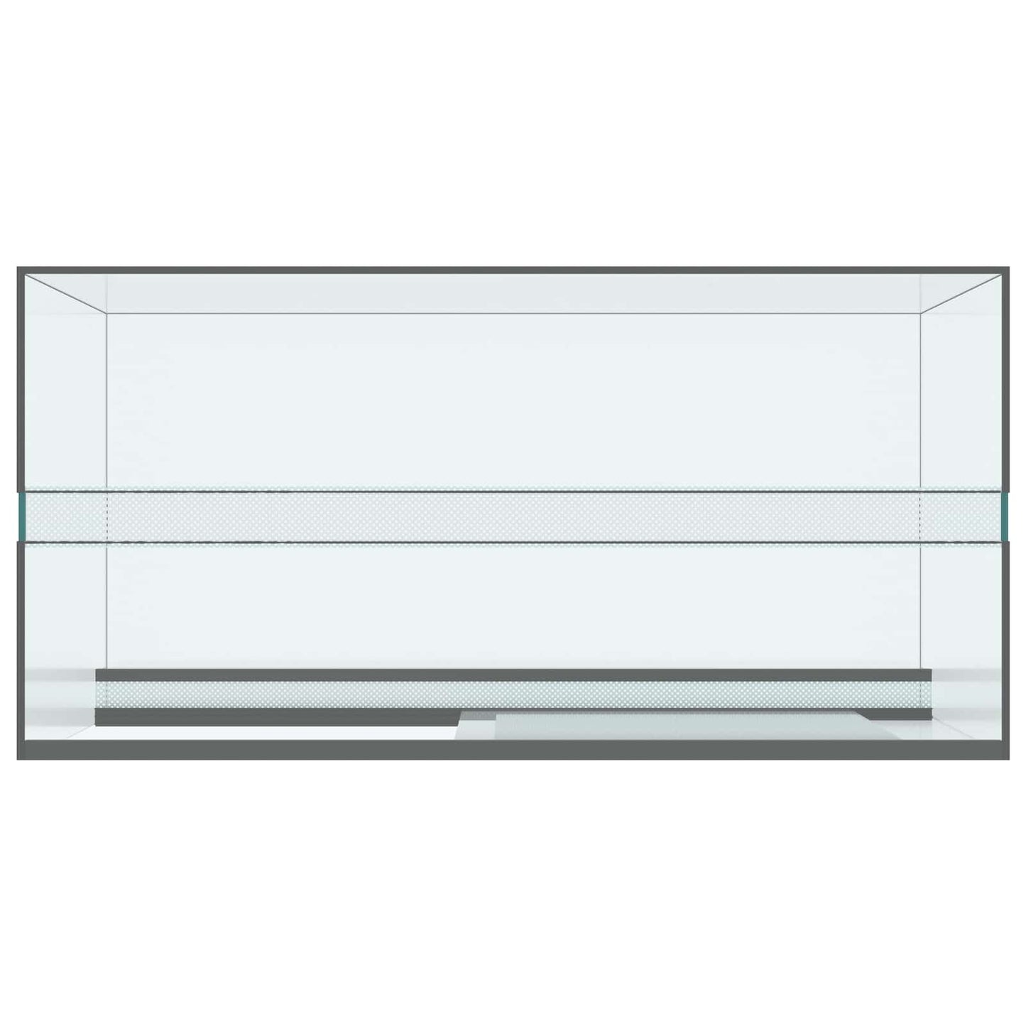 Terrarium with Storage Transparent 80 x 40 x 40 cm Glass