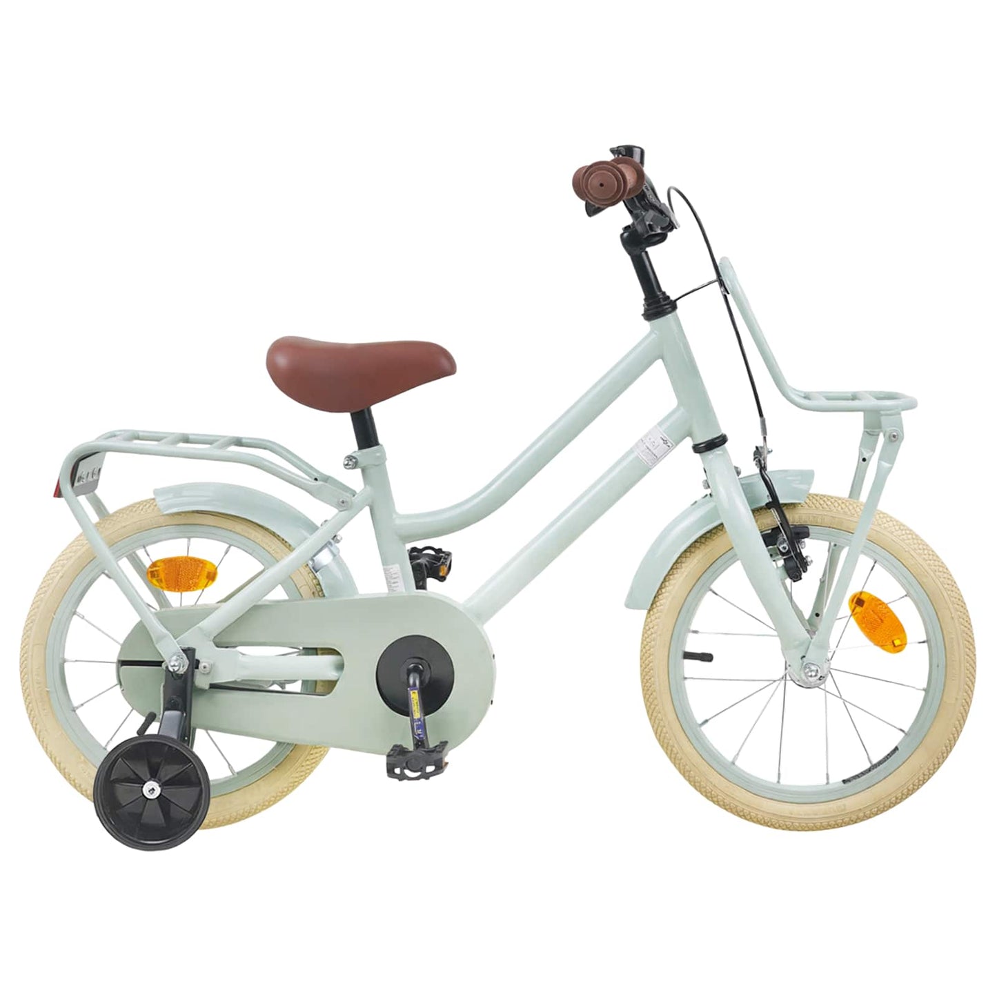 Kids Bike 16 Inches for 4-6 Years Old Light Green