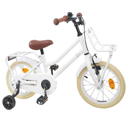 Kids Bike 12 Inches for 2-4 Years Old White