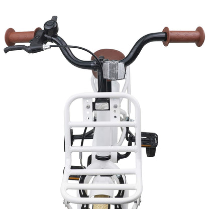 Kids Bike 16 Inches for 4-6 Years Old White