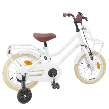 Kids Bike 16 Inches for 4-6 Years Old White