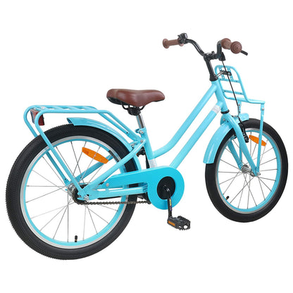 Kids Bike 22 Inches for 7-12 Years Old Light Blue