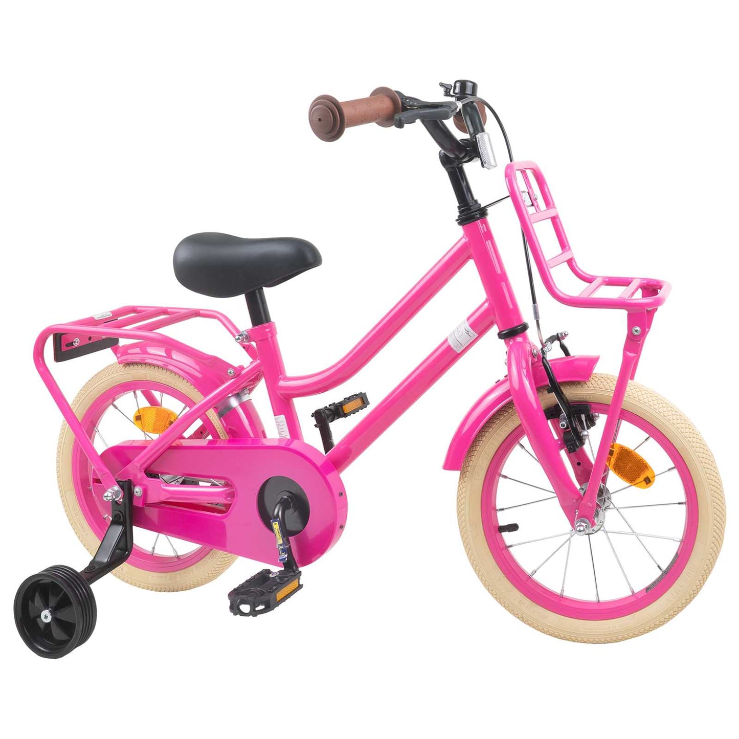 Kids Bike 16 Inches for 4-6 Years Old Dark Pink