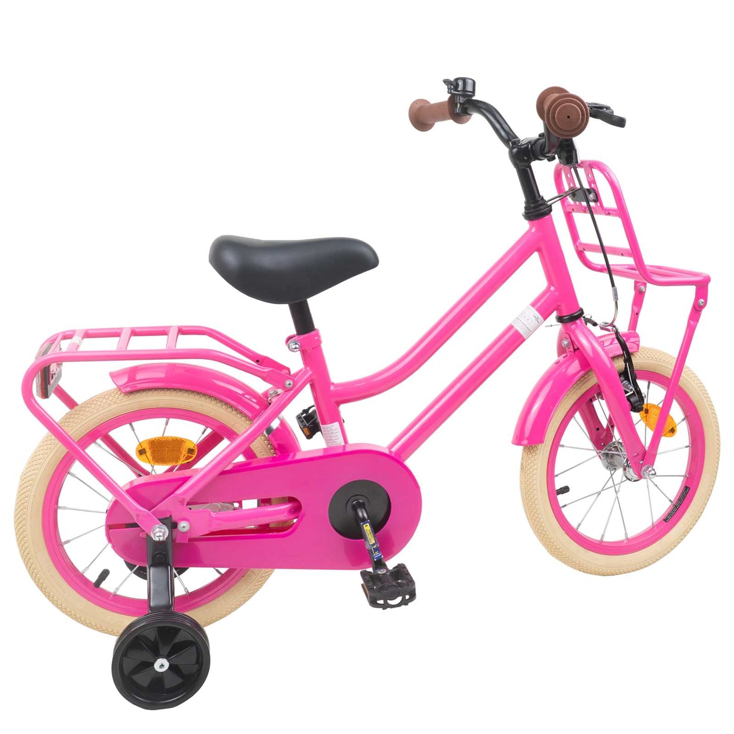 Kids Bike 16 Inches for 4-6 Years Old Dark Pink