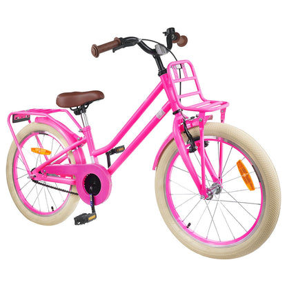 Kids Bike 18 Inches for 5-7 Years Old Dark Pink