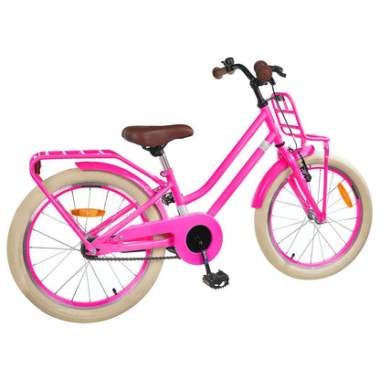 Kids Bike 18 Inches for 5-7 Years Old Dark Pink