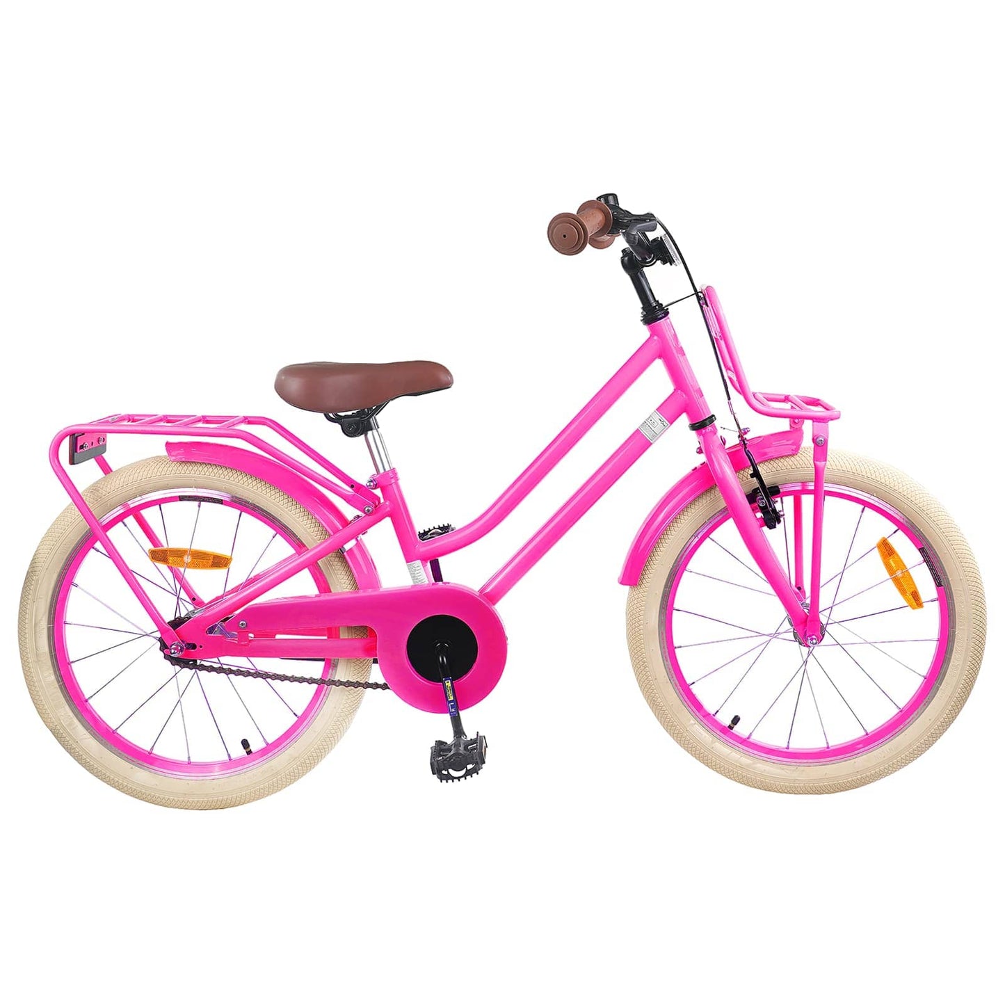 Kids Bike 20 Inches for 6-11 Years Old Dark Pink