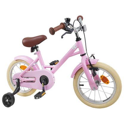 Kids Bike 14 Inches for 3-5 Years Old Light Pink