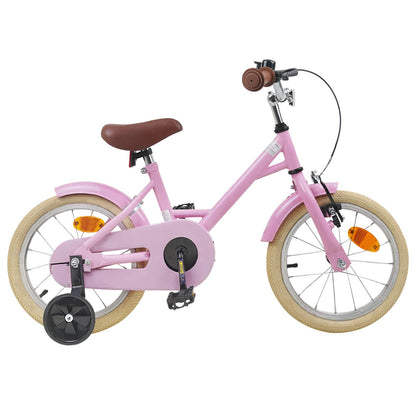 Kids Bike 14 Inches for 3-5 Years Old Light Pink