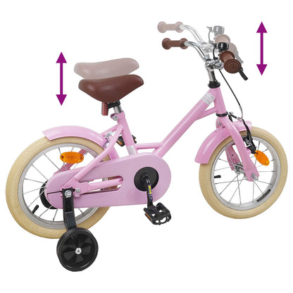 Kids Bike 16 Inches for 4-6 Years Old Light Pink