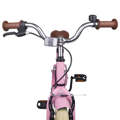 Kids Bike 20 Inches for 6-11 Years Old Light Pink