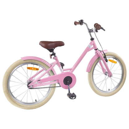 Kids Bike 20 Inches for 6-11 Years Old Light Pink