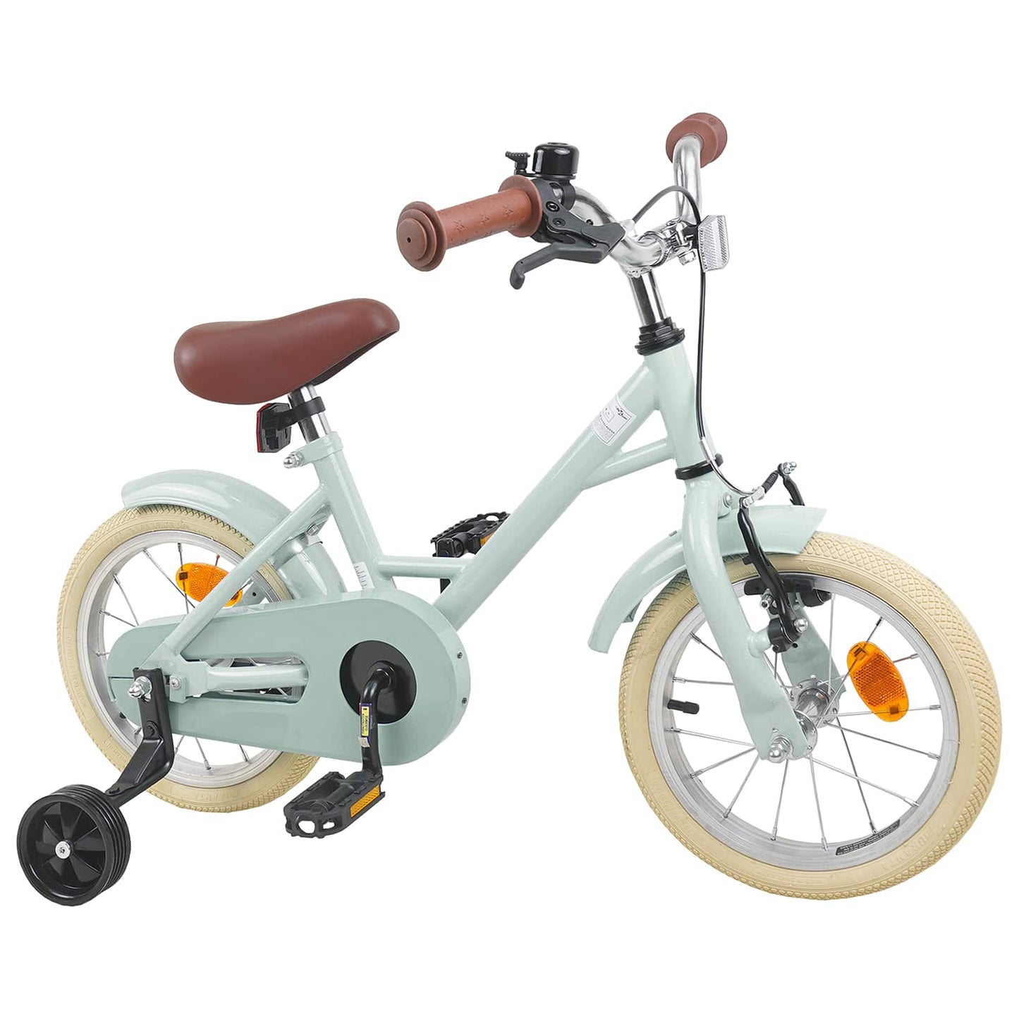 Kids Bike 12 Inches for 2-4 Years Old Light Green