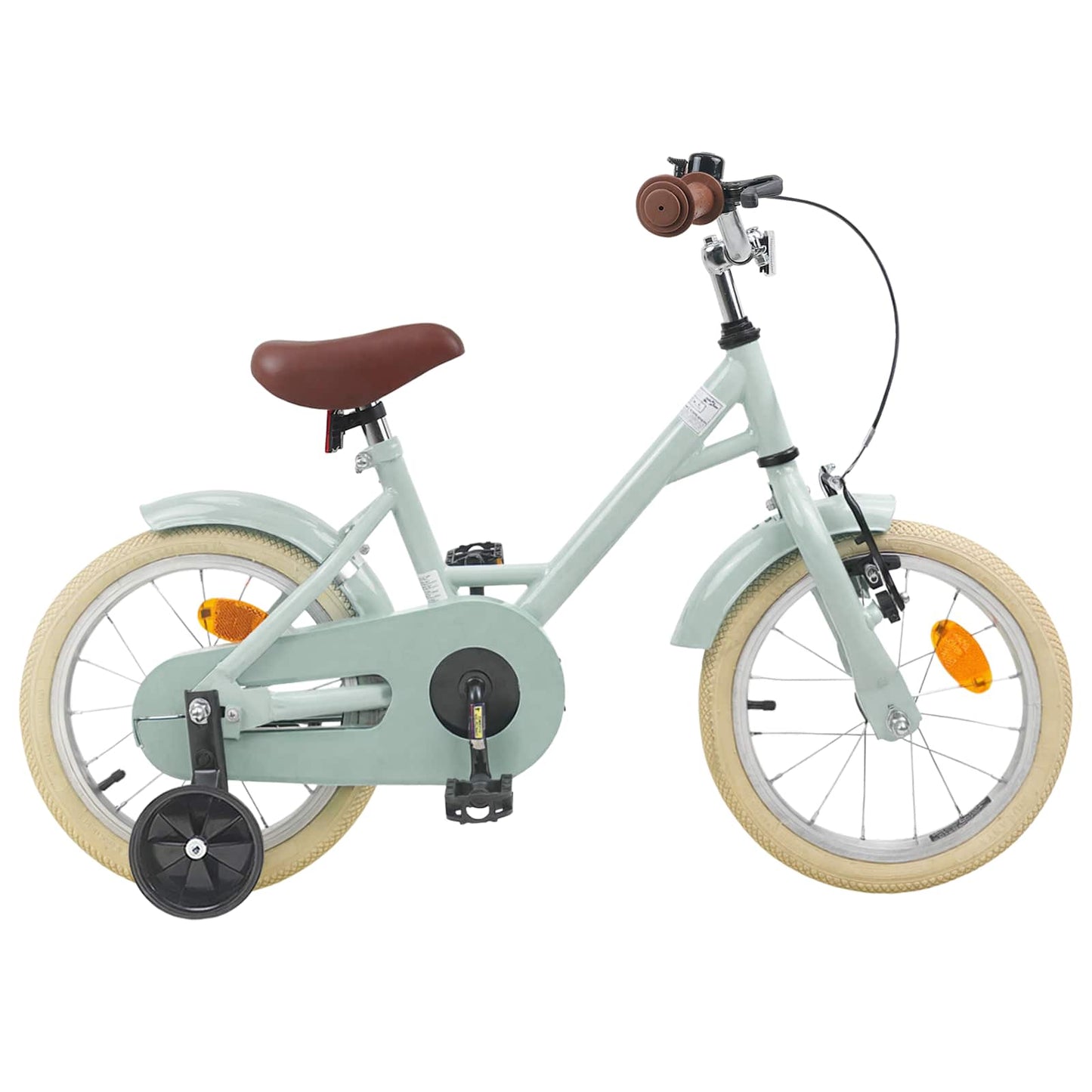 Kids Bike 12 Inches for 2-4 Years Old Light Green