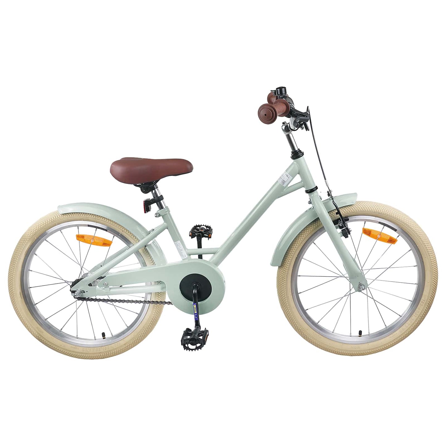 Kids Bike 18'' for 5-7 Years Old Light Green