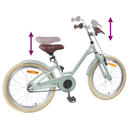 Kids Bike 20 Inches for 6-11 Years Old Light Green