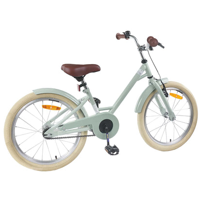 Kids Bike 22 Inches for 7-12 Years Old Light Green