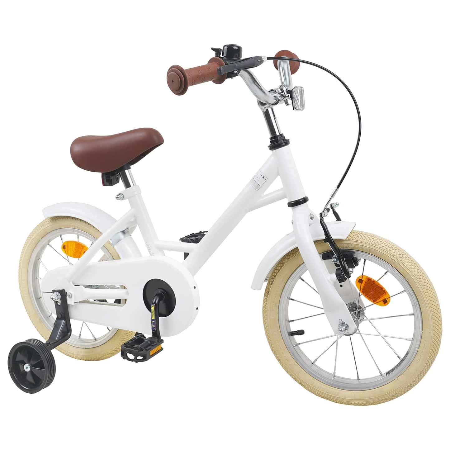 Kids Bike 16 Inches for 4-6 Years Old White