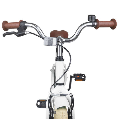 Kids Bike 18 Inches for 5-7 Years Old White