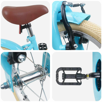 Kids Bike 16 Inches for 4-6 Years Old Light Blue