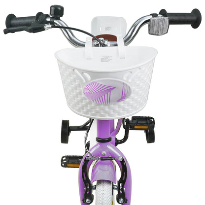 Kids Bike 14 Inches for 3-5 Years Old Purple