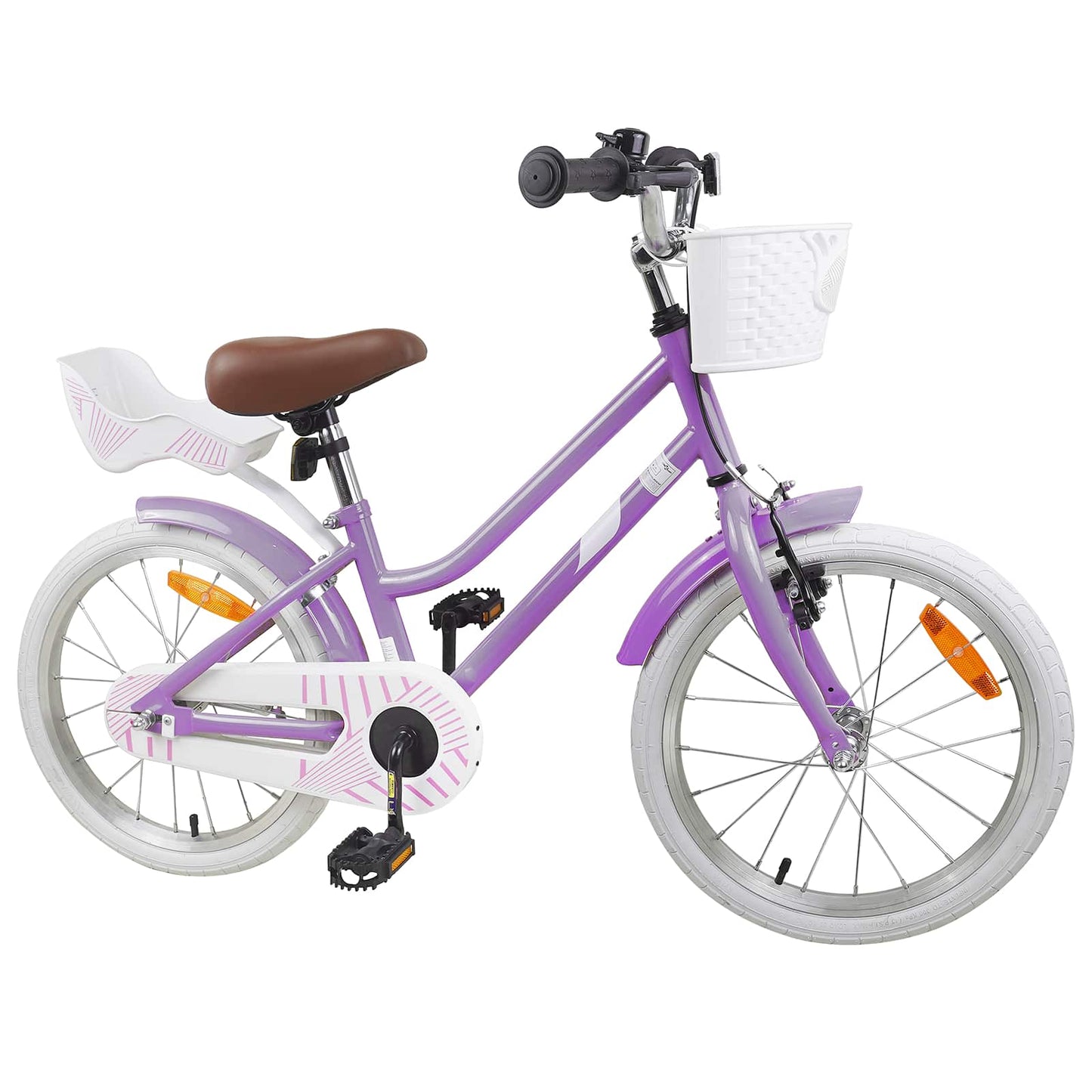 Kids Bike 18 Inches for 5-7 Years Old Purple