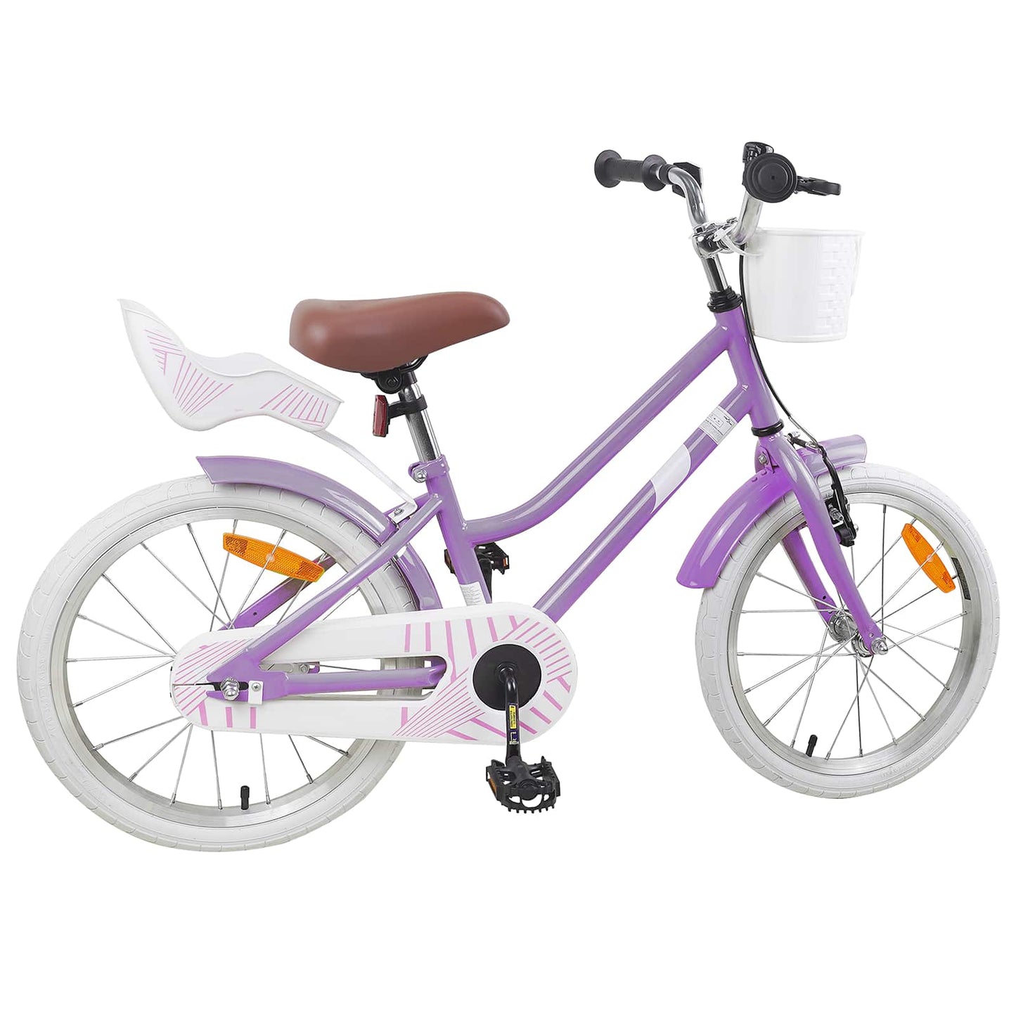 Kids Bike 18 Inches for 5-7 Years Old Purple