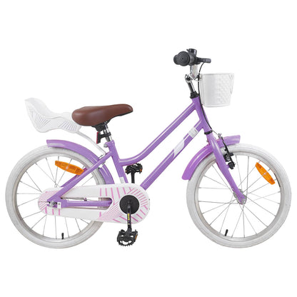 Kids Bike 18 Inches for 5-7 Years Old Purple