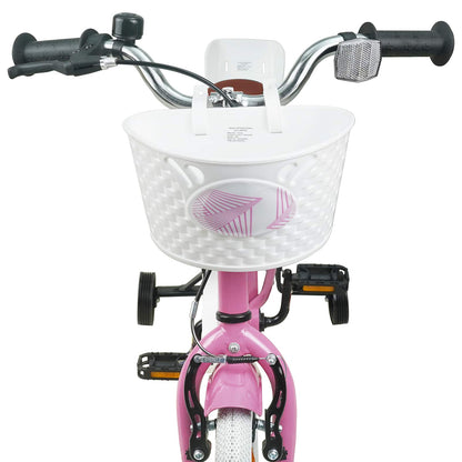 Kids Bike 12 Inches for 2-4 Years Old Light Pink