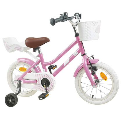 Kids Bike 12 Inches for 2-4 Years Old Light Pink