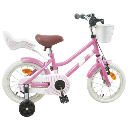 Kids Bike 12 Inches for 2-4 Years Old Light Pink