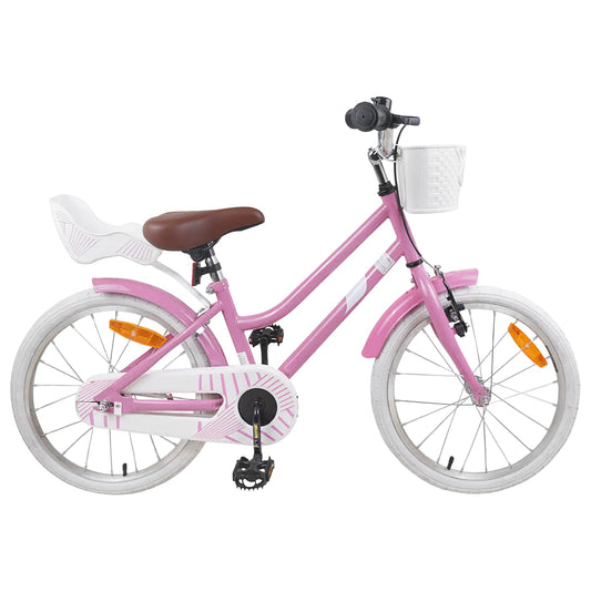 Kids Bike 18 Inches for 5-7 Years Old Light Pink