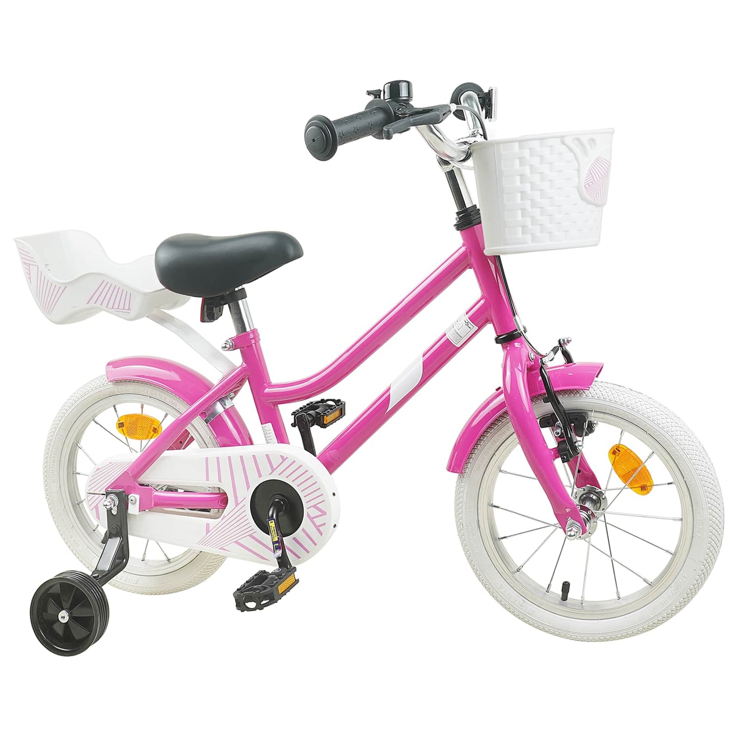 Kids Bike 12 Inches for 2-4 Years Old Dark Pink