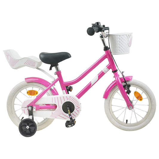 Kids Bike 16 Inches for 4-6 Years Old Dark Pink