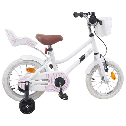 Kids Bike 12 Inches for 2-4 Years Old White