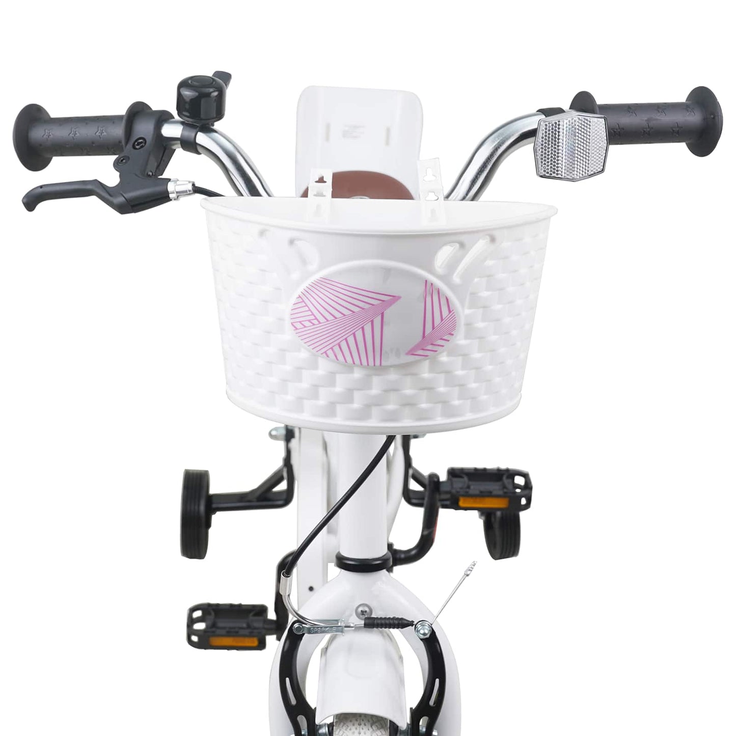 Kids Bike 16 Inches for 4-6 Years Old White