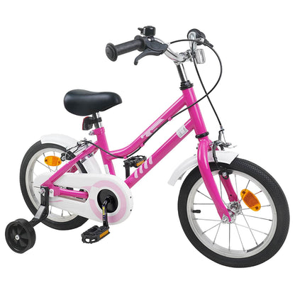 Kids Bike 12 Inches for 2-4 Years Old Pink White